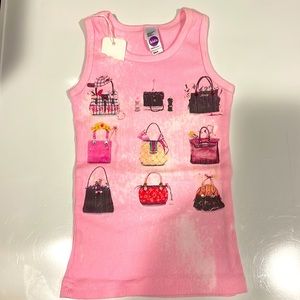 Brand new designer handbags Tank top size 2